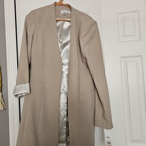 Calvin Klein Women's Beige Blazer